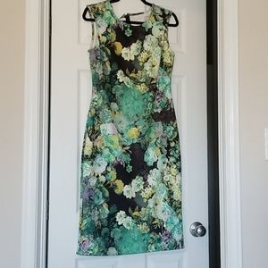 New York & Company floral stretch dress NWOT